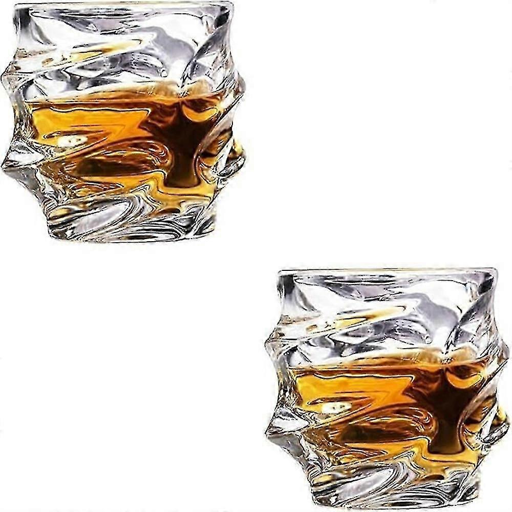 Storm Japanese Crystal Whisky GlassWhiskey Glasses for MenHand Blown Crystal