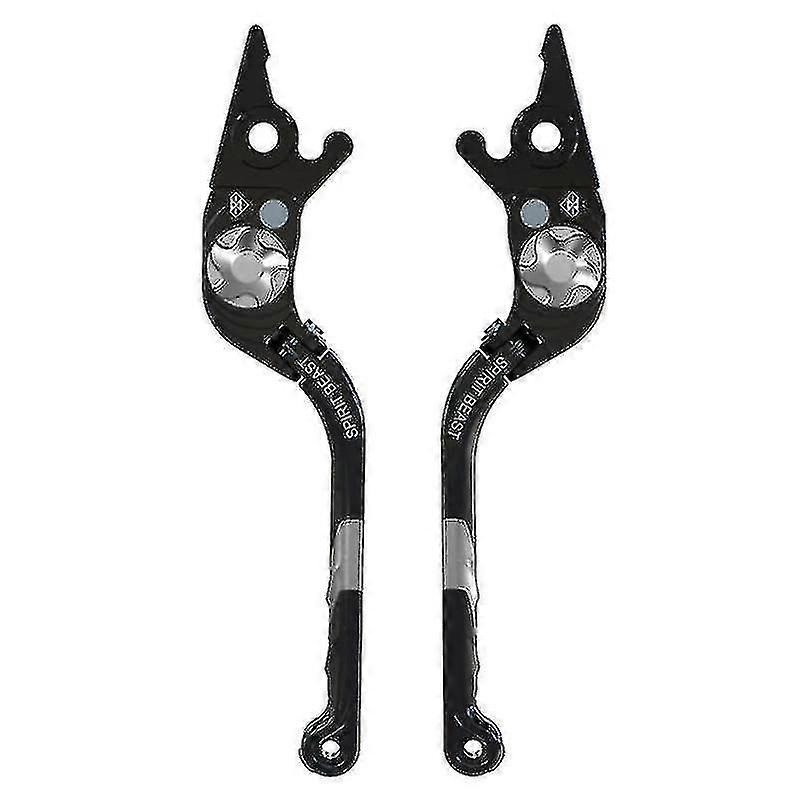 2pcs Standard Motorcycle Clutch Levers Assembly Adjustable Folding Handlebar