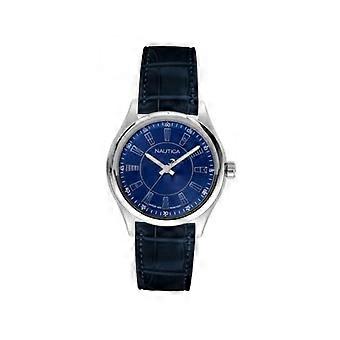 Nautica Horloge - BST FLAGS - NAPBST002 - Leer - Analoog - Quartz