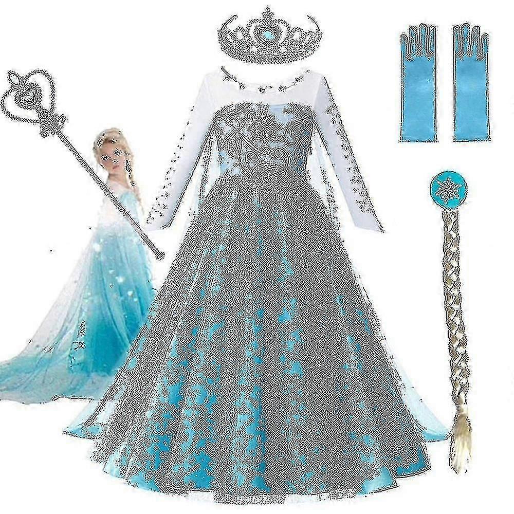 Elsa robes pour filles Costumes_y