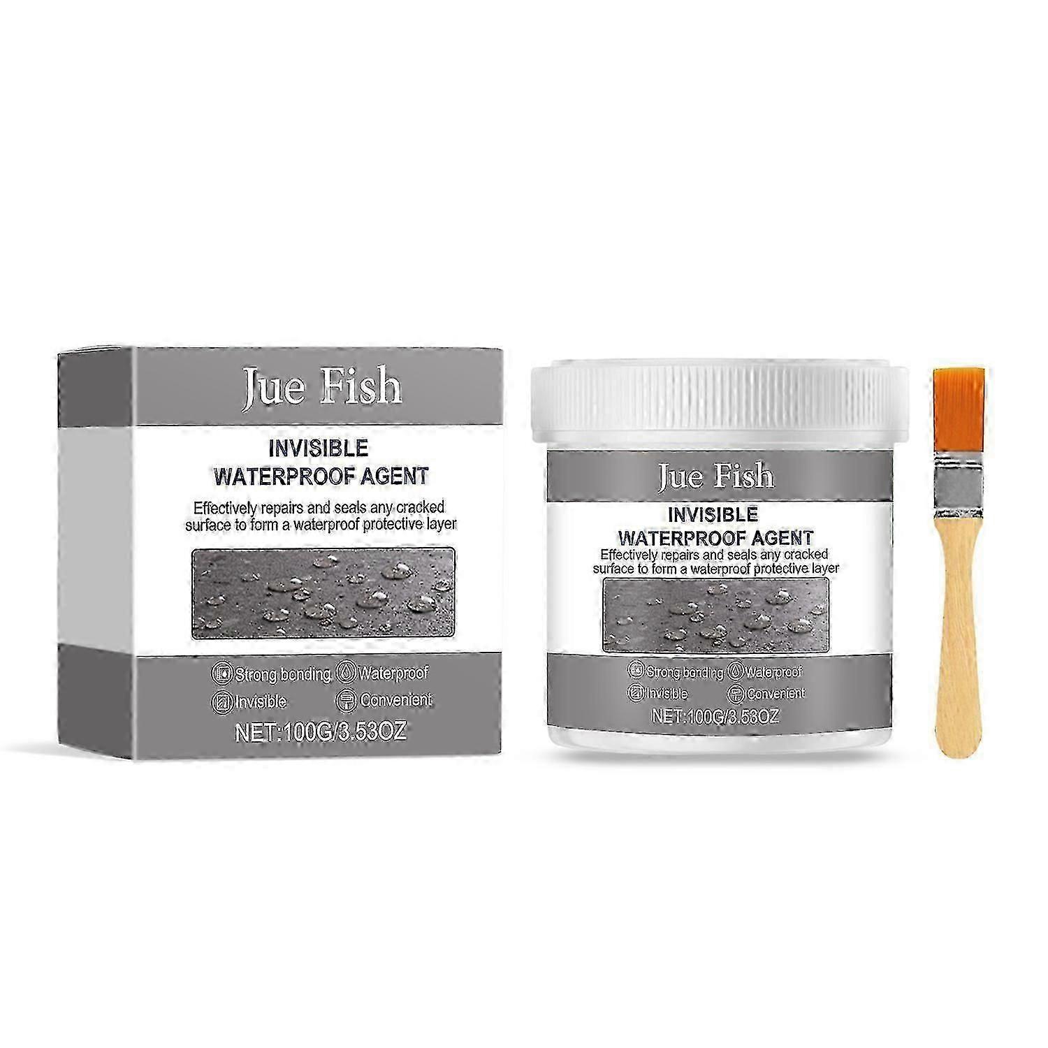 觉鱼 隐形防水胶 防水漆 家装漏水不脱落 穿-