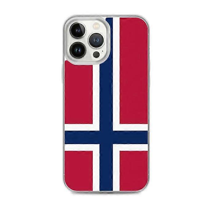 Phone Case – Bouvet Island Flag – Compatible with iPhone 13 Pro Max – Soft Case – Durable and Shockproof - Silicone - Pixelforma