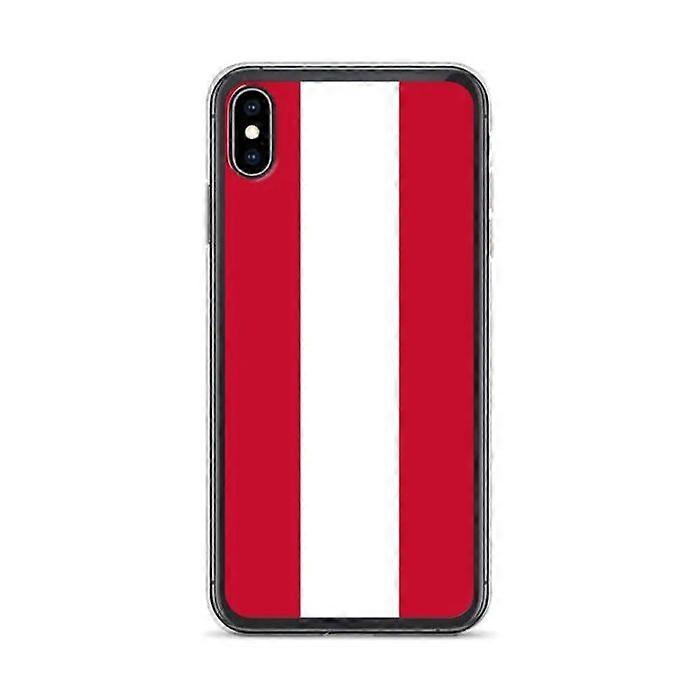 iPhone Case - Official - Austria Flag - Flexible - Multicolor - Transparent TPU