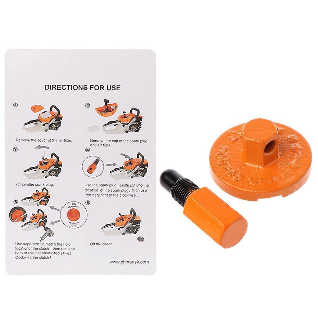 1Set Chainsaw Clutch Removal Tool Universal Piston Stopper Clutch Flywheel Drum