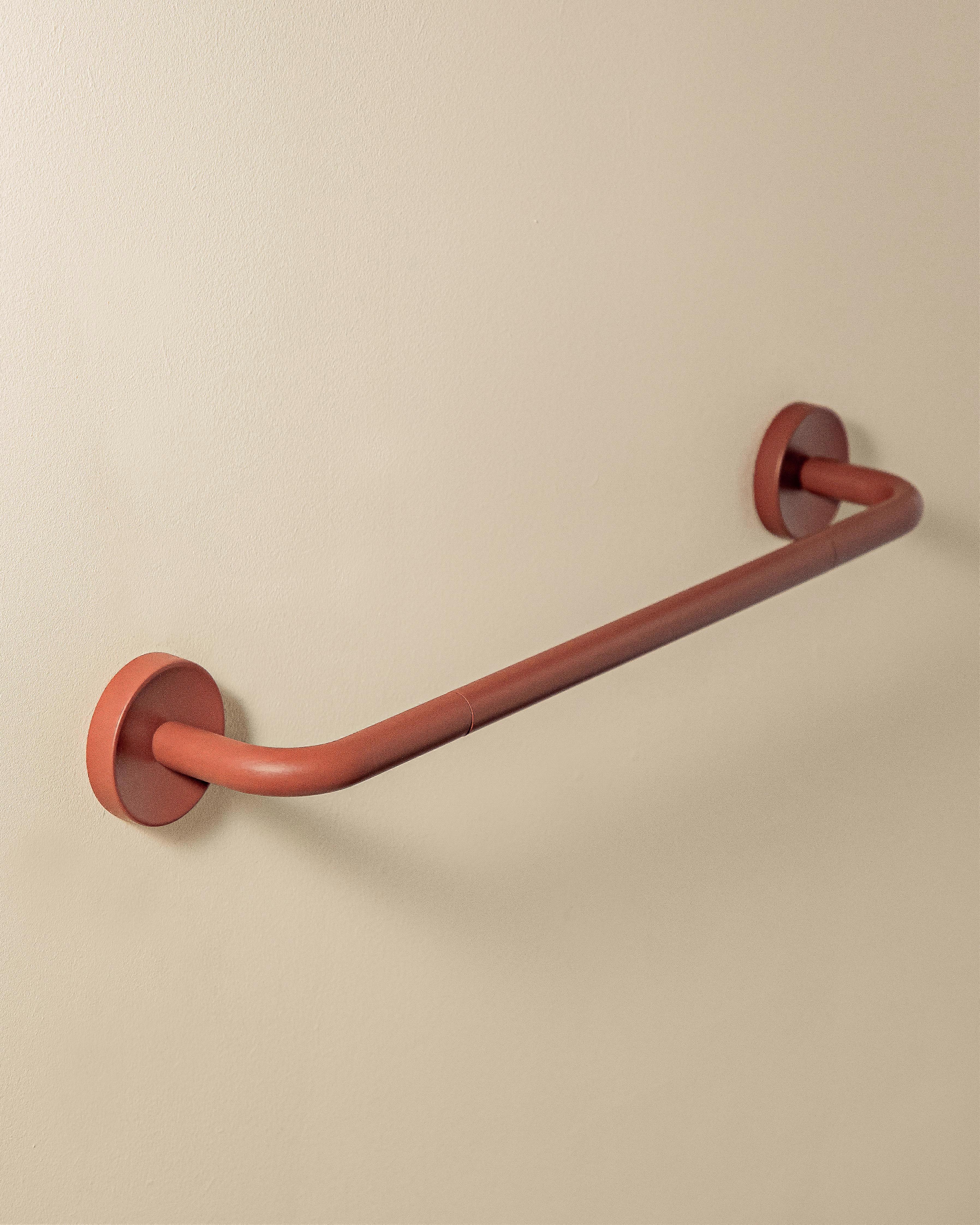Cosmic Geyser Terracotta Towel Rail 40 cm