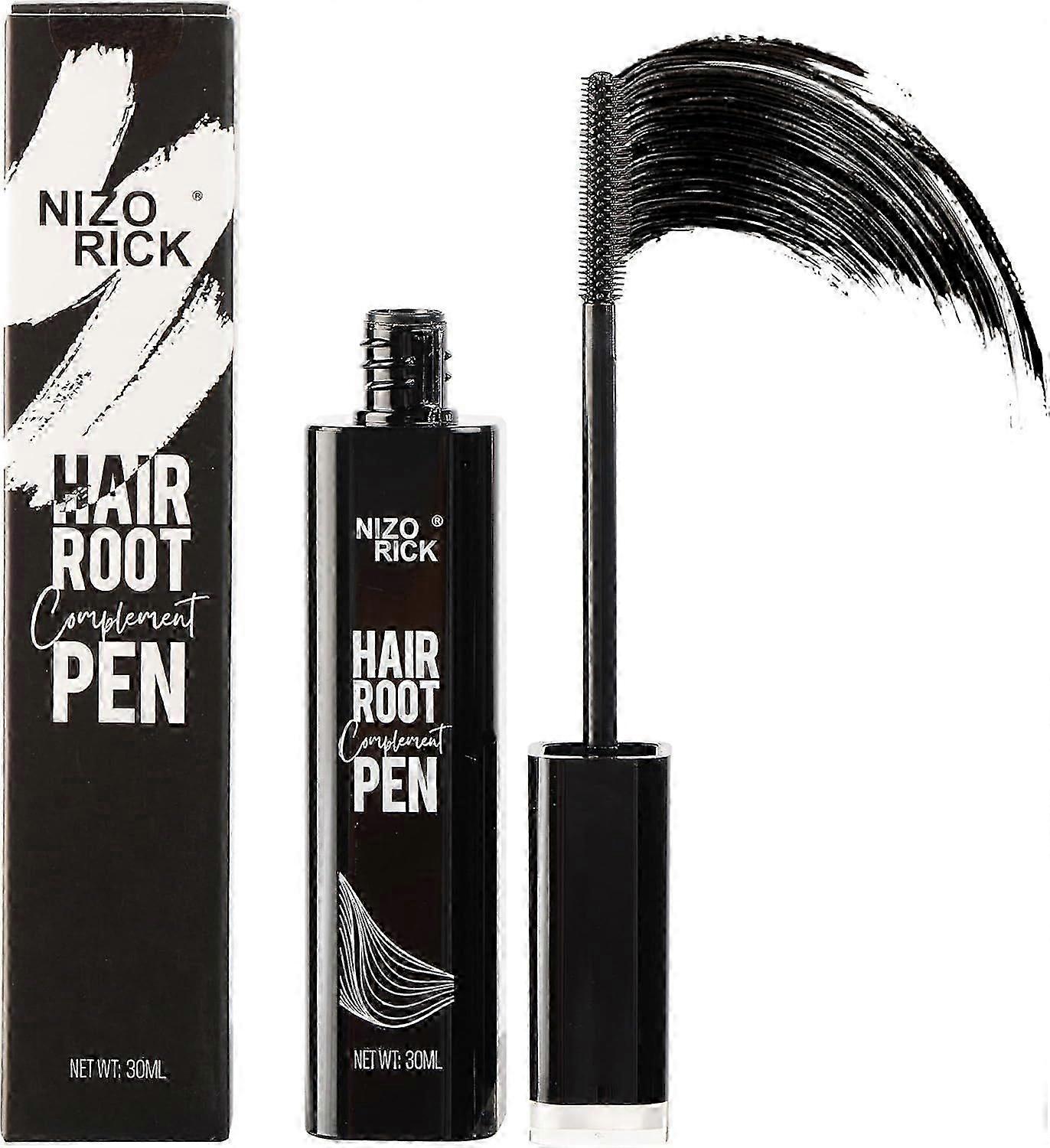 Quick Root Touch Up Hair Color Temporary Gray Concealer Cover Up Brush for Gray Coverage for Hair and Beard 30ml