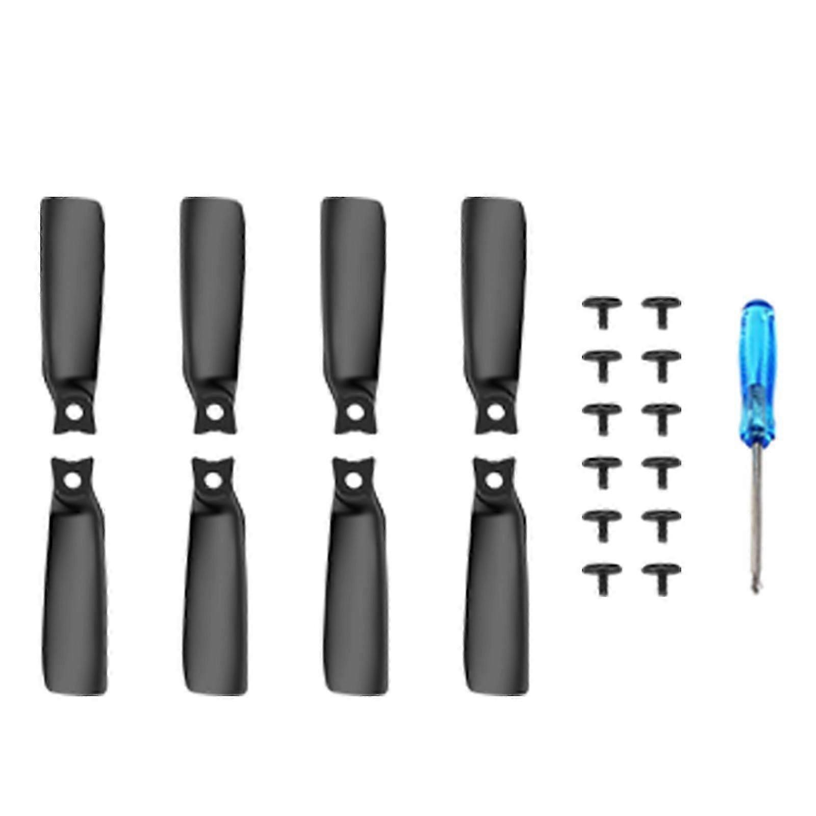 8pcs Low Noise Drones Propellers For Flip Models Improved Flight Efficiency And Easy Setups Included Tools Red