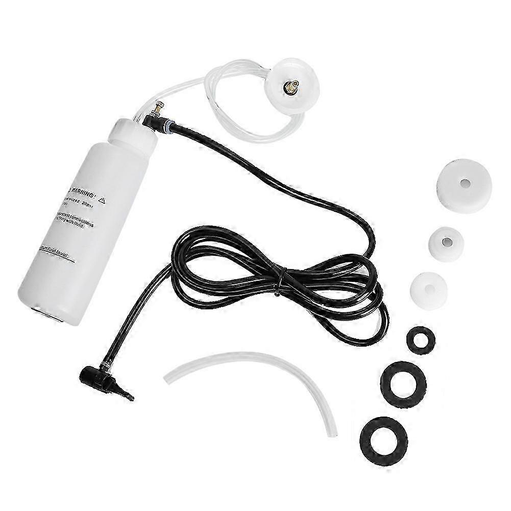 500ml Car Brake Clutch Bleeding Fluid Bleeder Kit with Air Powered Vacuum Pump Tool for Various Vehicle Models