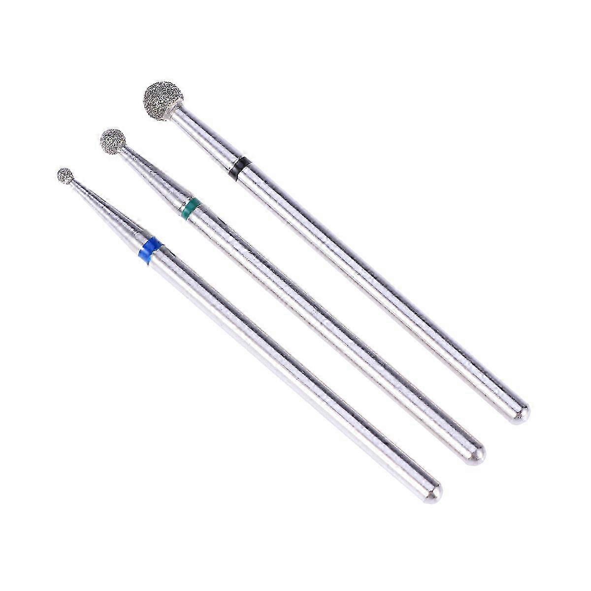 3pcs Drill Electroplated Diamond Grinding Heads DIY Rotary Tool Grinding