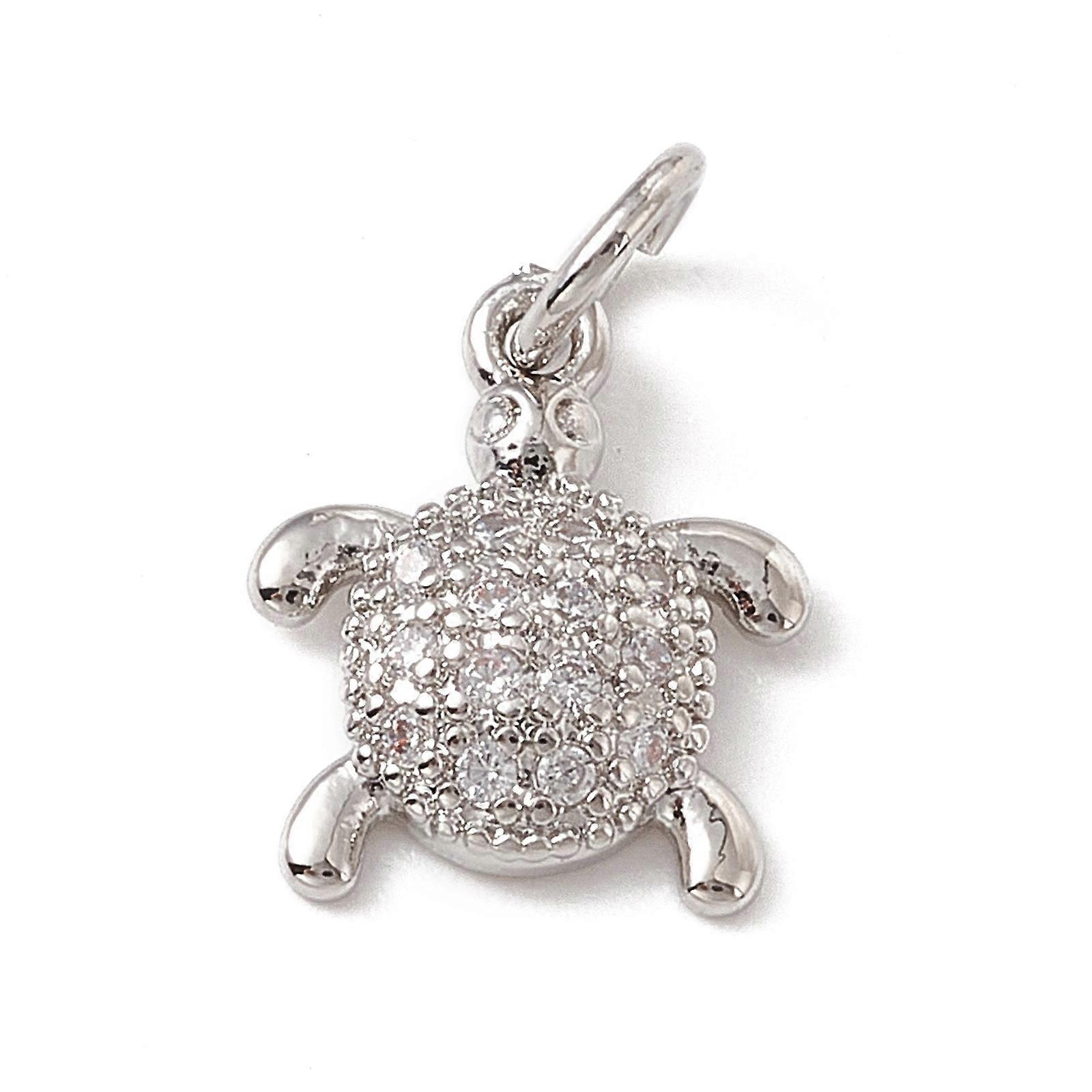 10pcs Brass Micro Pave Cubic Zirconia Charms Charms for Women