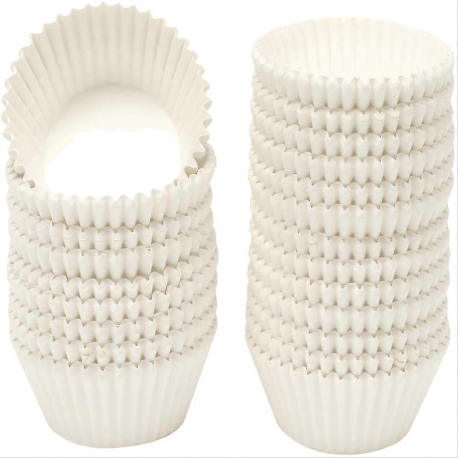 600 Count Large Size Cupcake Liners White Muffin Liners Food Grade Jumbo Baking Cups Paper No Smells