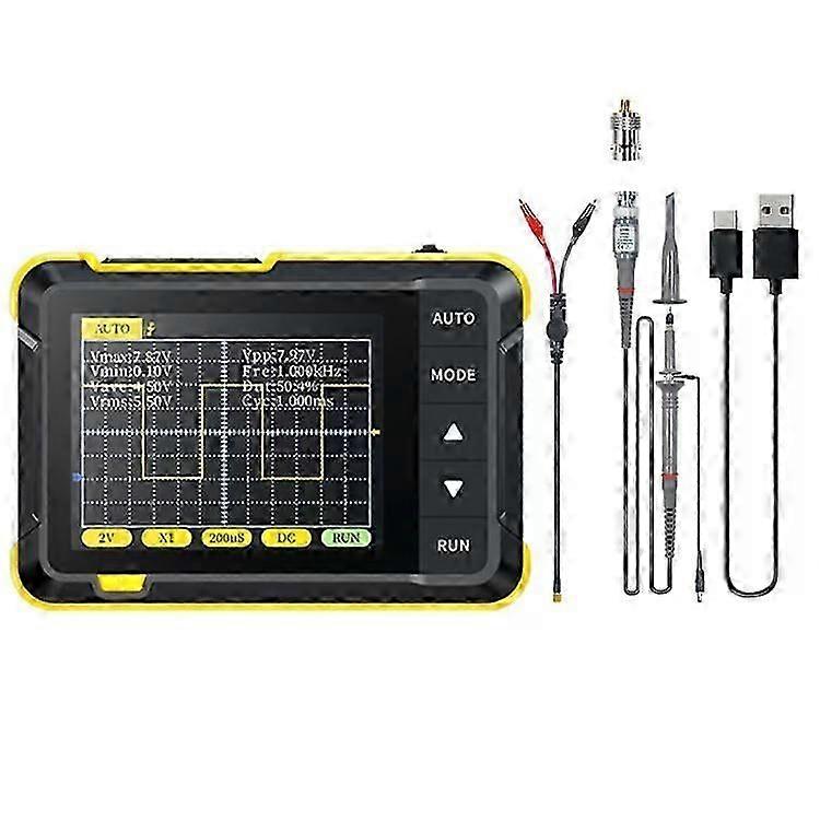 Handheld Digital Storage Oscilloscope 100MHz 1GSa/s Portable for Maintenance, Repair & Upgrade Tool