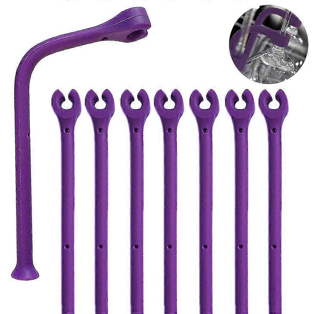 Flexible Silicone Dishwasher Attachment for Protecting Stemware, Ideal Stemware Holder for Wine Glasses in the Dishwasher