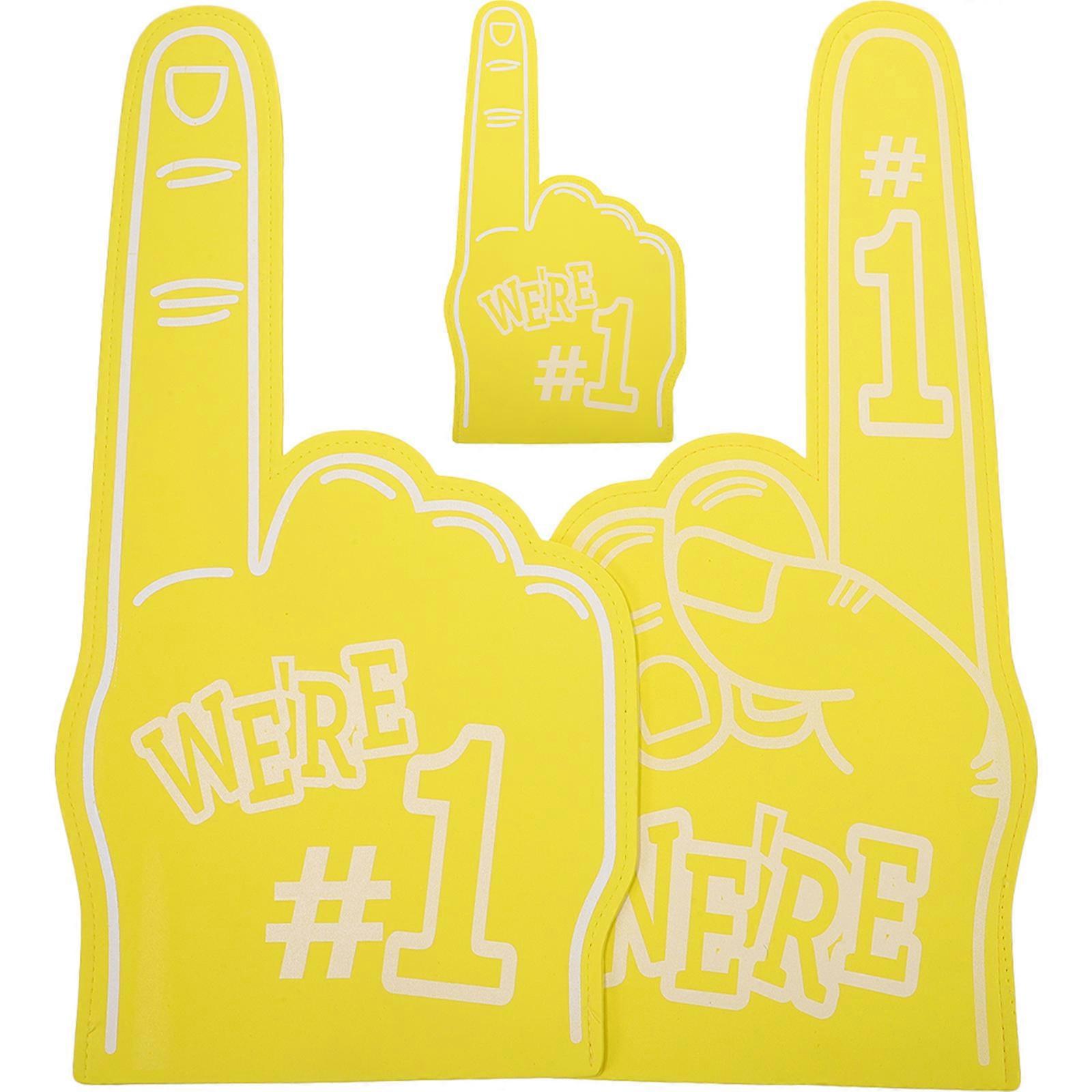 Cheerleading Props with Foam Fingers, Enhance Spirit at Games and Social Gatherings