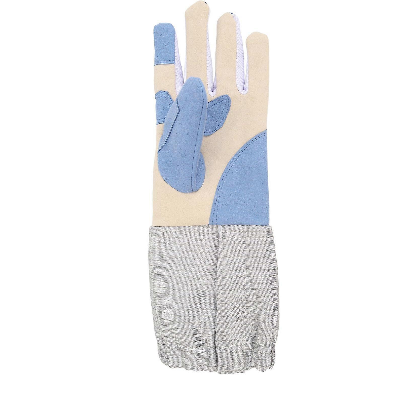 Fencing glove for the left hand, prevents slipping, portable professional saber glove for fencing training (XL)