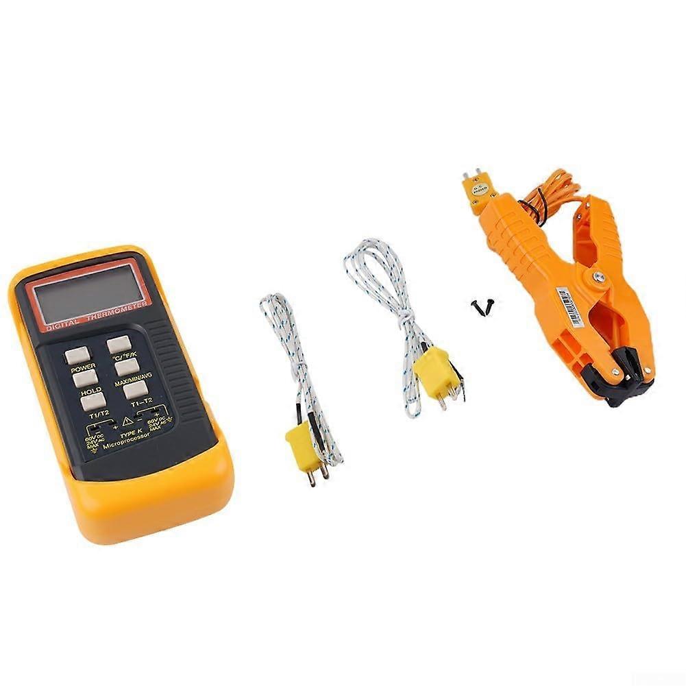 Digital thermocouple 6802 II with 2 wires and 1 hose clamp, type K Ref: 7484