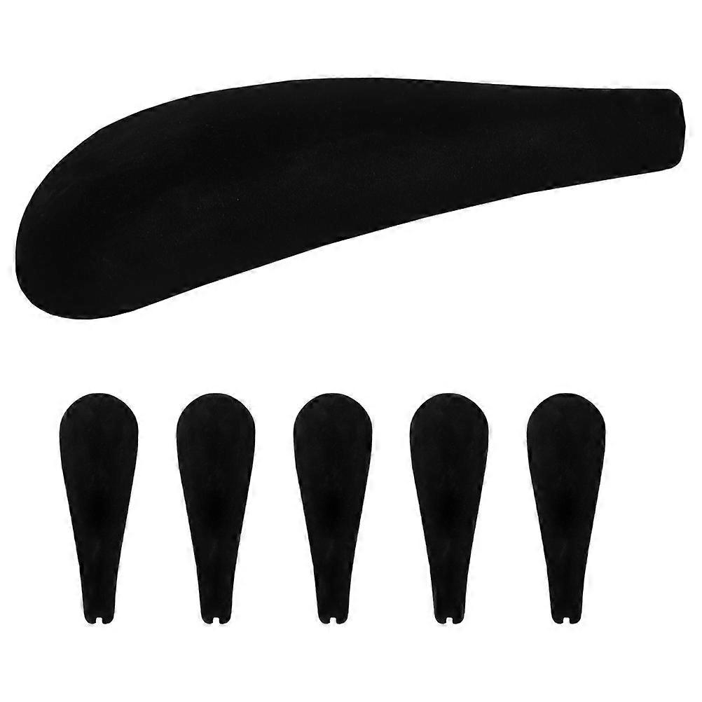 ハンガーショルダーパッドはワードローブ用のプラスチック素材を植毛しましたスクエアプロテクション6個