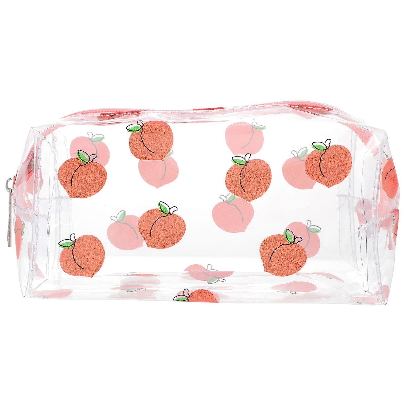 防水トイレタリーバッグ旅行用化粧品長方形透明1個