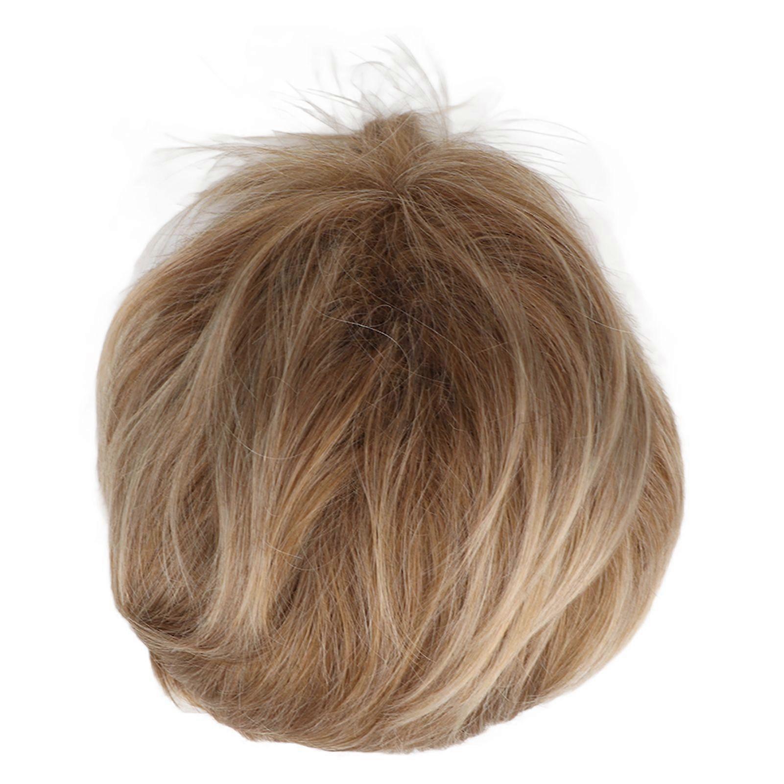 2025 Najnowszy model włosów Blondynka Peruki z ludzkich włosów Pixie Cut Peruki Syntetyczne Złote ...