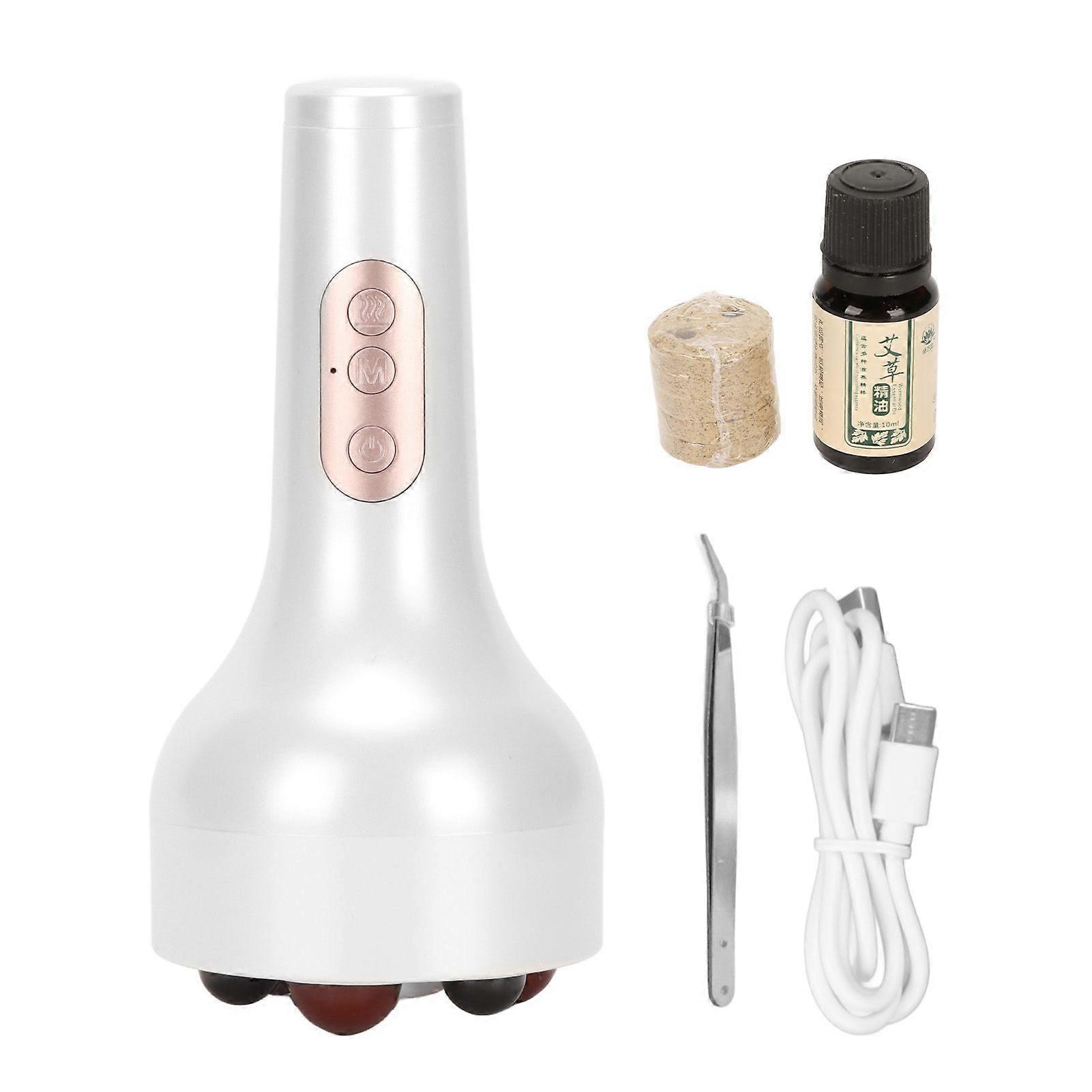 2025 Latest Model Handheld Abdomen Massager USB 6 Mode Electric Belly Massager...