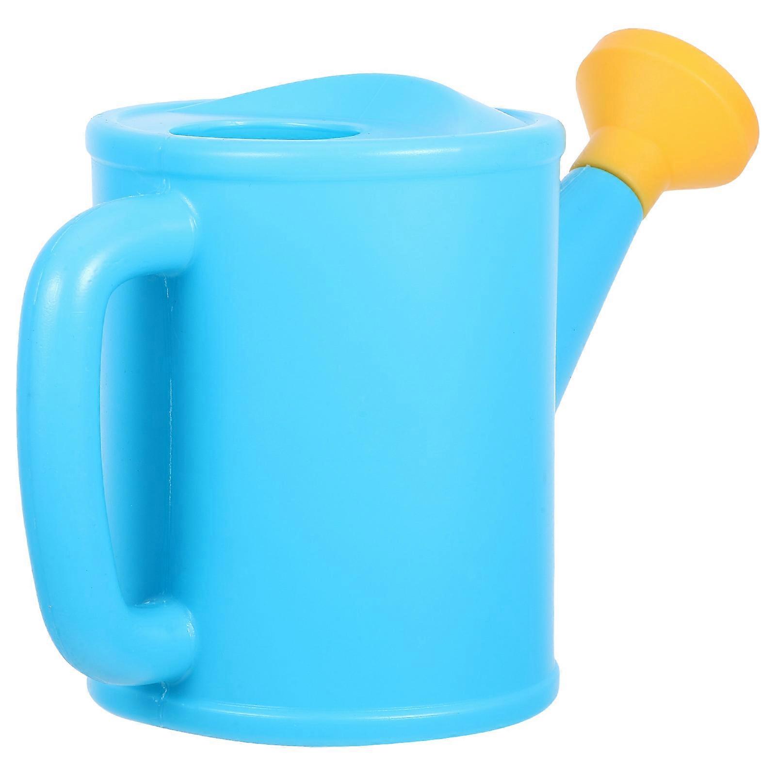Kids Watering Can Toy Modern Design Plastic For Children Bath Toy Sand Toy Blue 1Pack