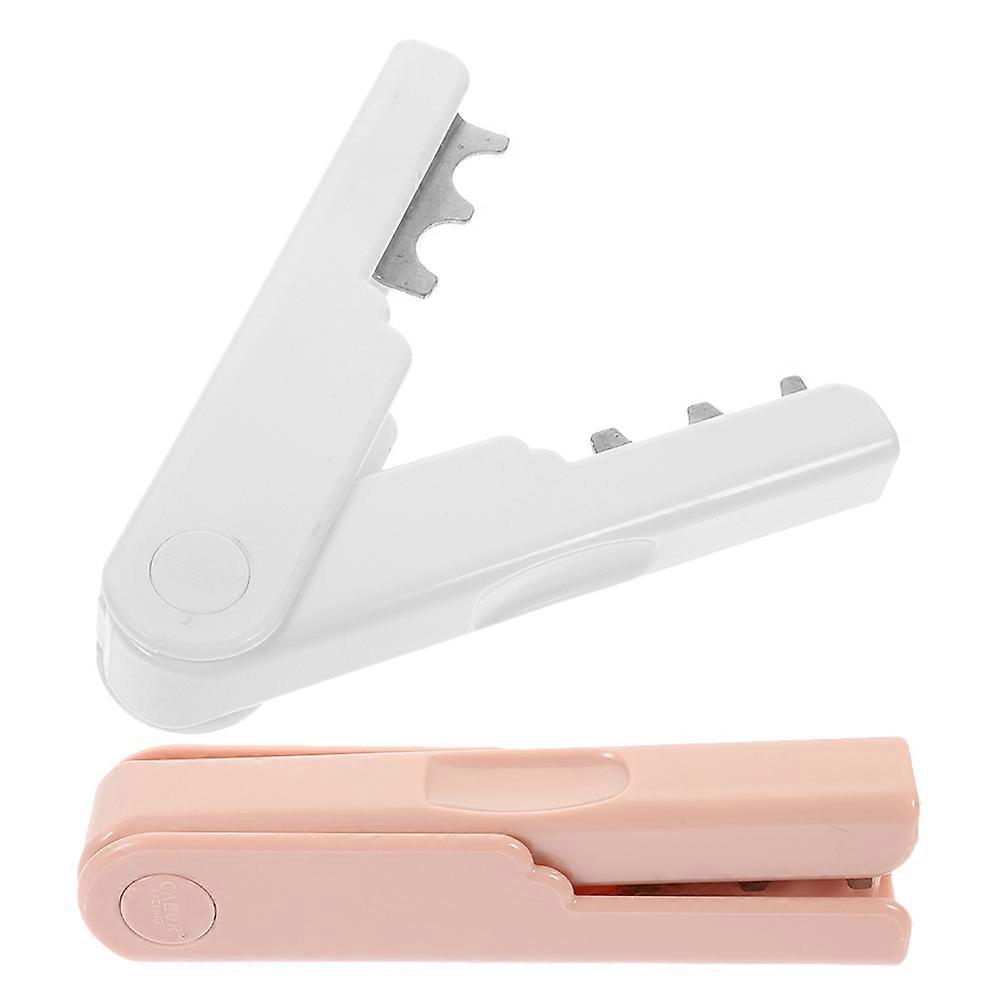 Rose Stripping Tool Pliers Florists Garden Pruner White 2Pcs