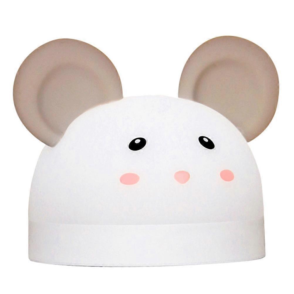 Nightstand Clock Mouse Shape Alarm Clock Indoor Night Light 4.5X4.5X3.5in 1Pcs