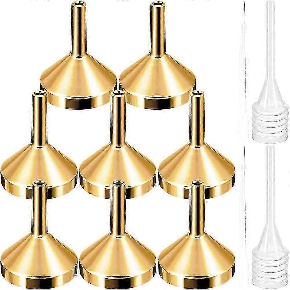 1 Set Mini Metal Funnel with Dropper for Small Bottles