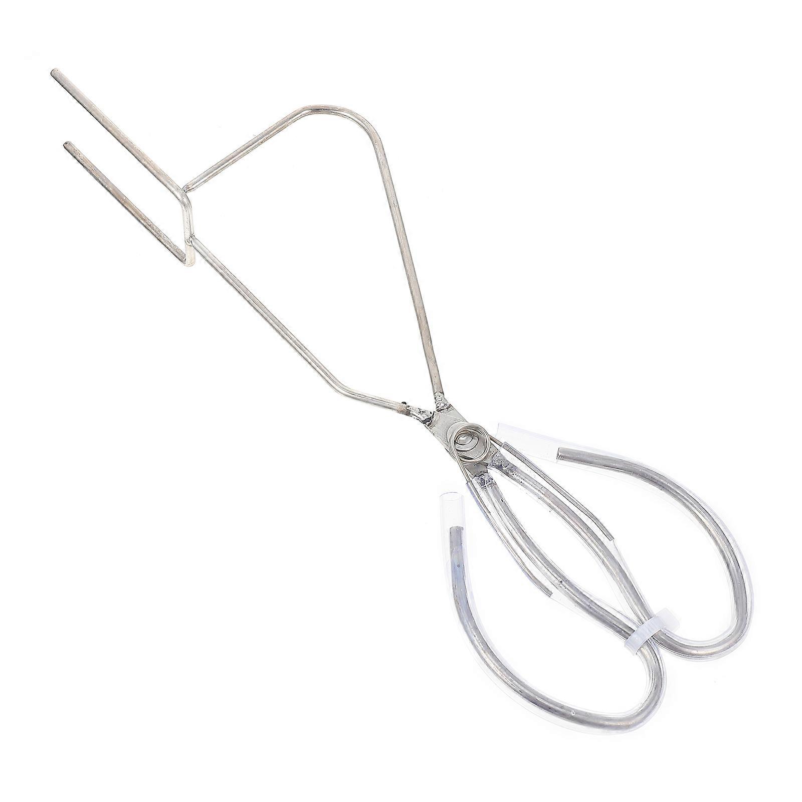 Glaze Tongs Pottery Dipping Tools Plier Shape Ceramic Crafting Silver 1Set