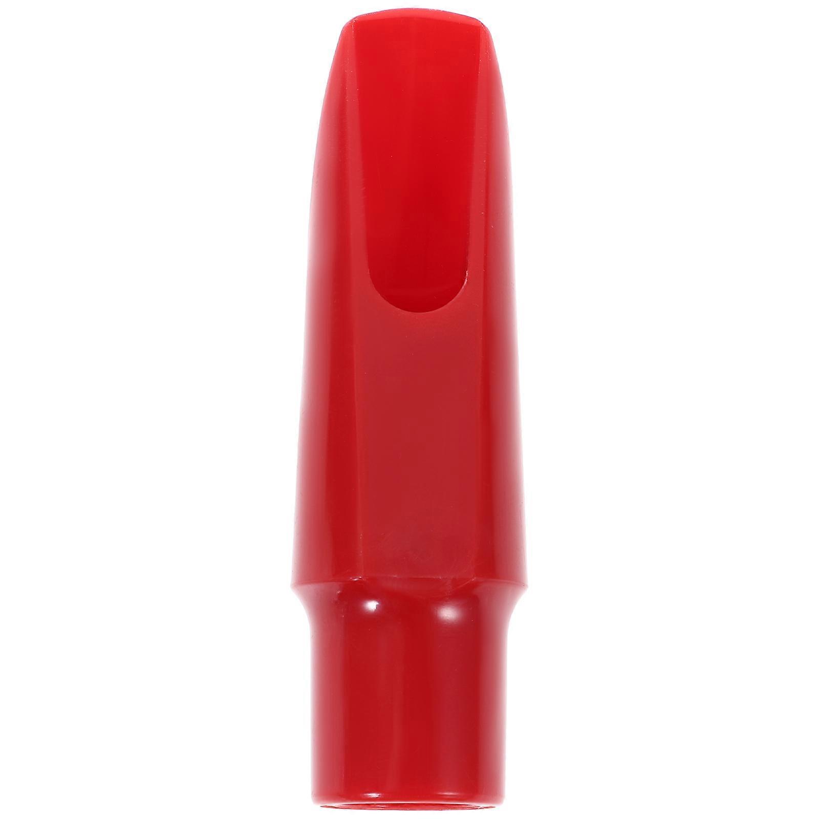 Saxophone Mouthpiece Easy-Blowing for Beginners 9x2.8cm Red 1Set