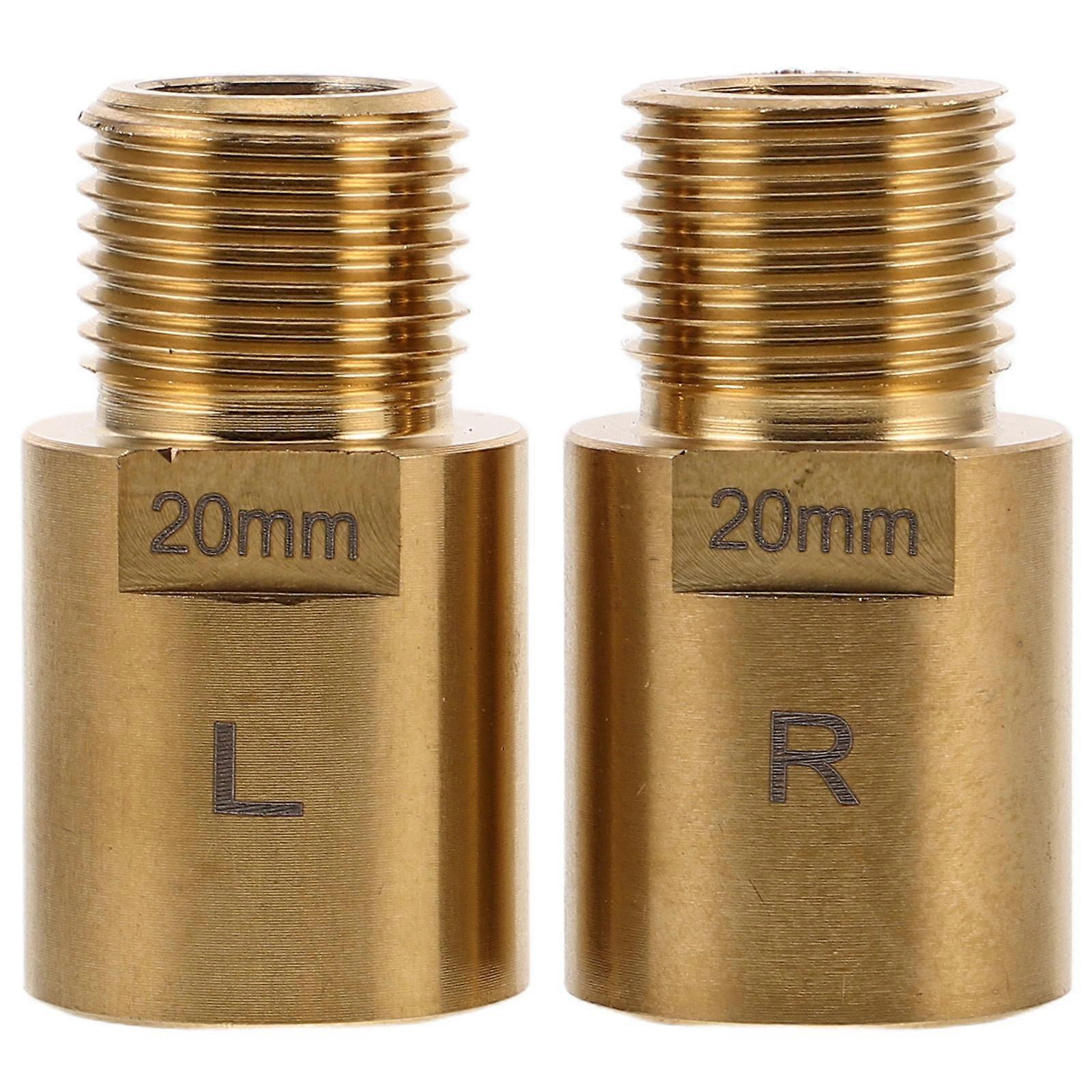 Bike Pedal Extender Axle Part Golden 3.20X1.80X1.80CM Extended Pedal Axle 1 Pair