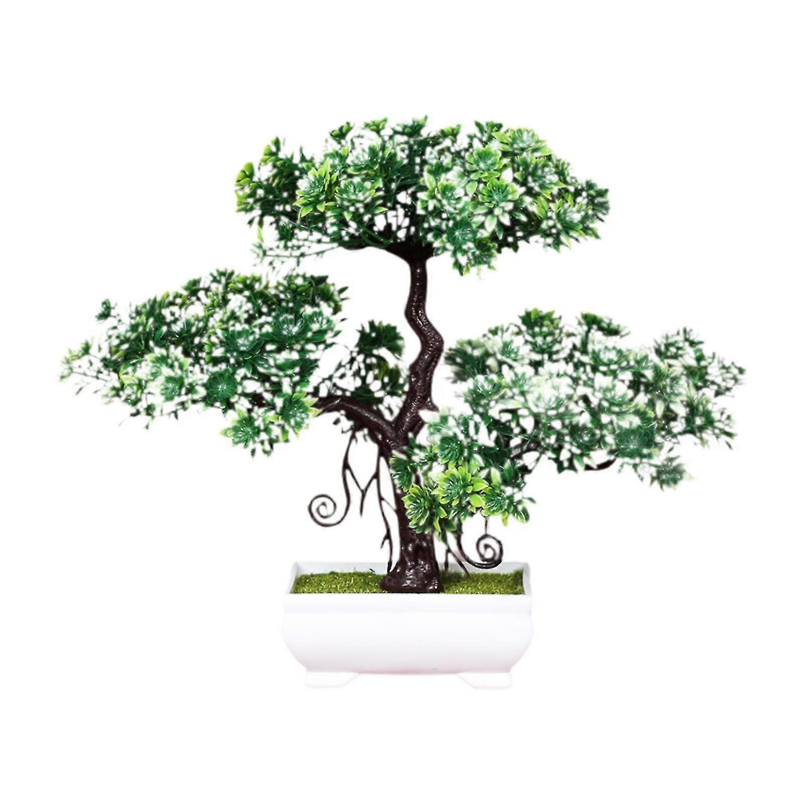 Artificial Bonsai Tree Potted Tree Fake Bonsai Tree for Table Farmhouse Home