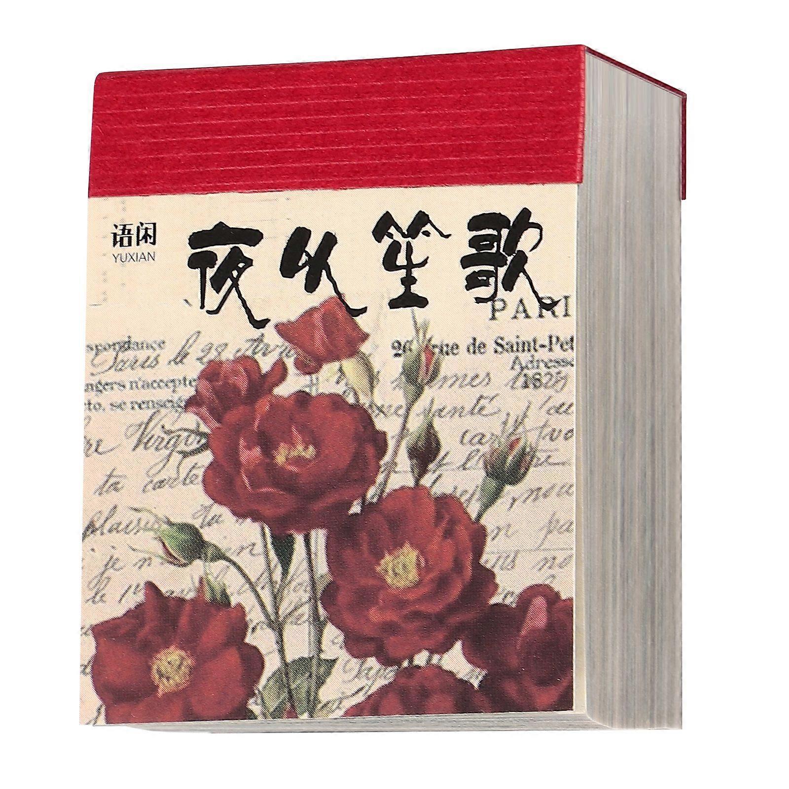 365 Sheets Scrapbooking Paper Materials Art Craft Vintage Style Embellishment Notebook DIY Paper