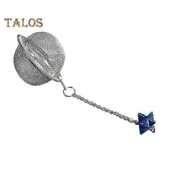 Stainless Steel Tea Infuser Even Mesh Fine Filter with Chain Rust-proof Eusable Creative Teapot Infuser Spice Strainer