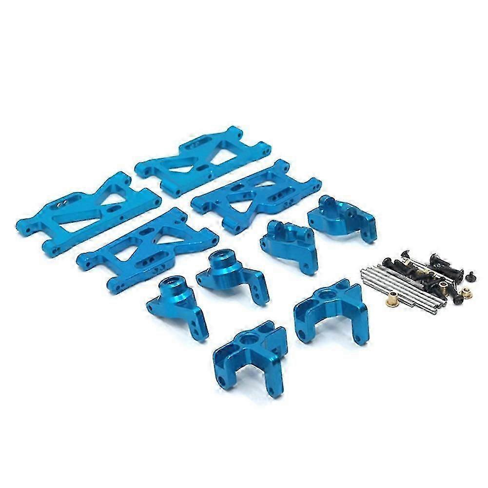 Metall-Upgrade-Set für 124018 124019 144001 RC-Auto-Upgrade-Zubehör, Blau