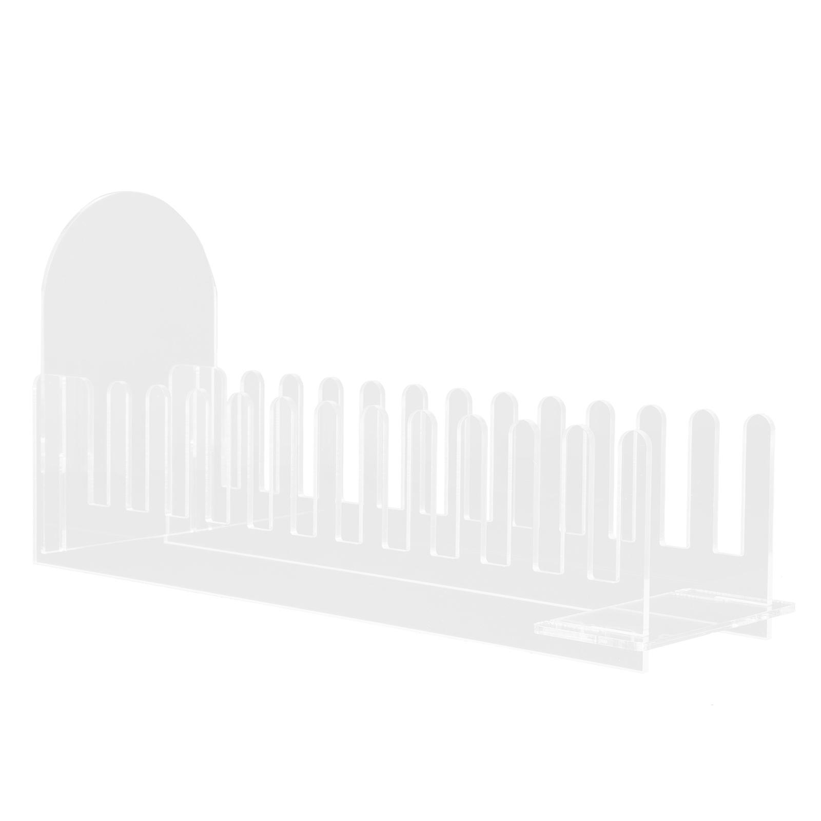 Retail Tabletop Display Portable Greeting Card Stand Acrylic Organizer for Party Countertop 1Set