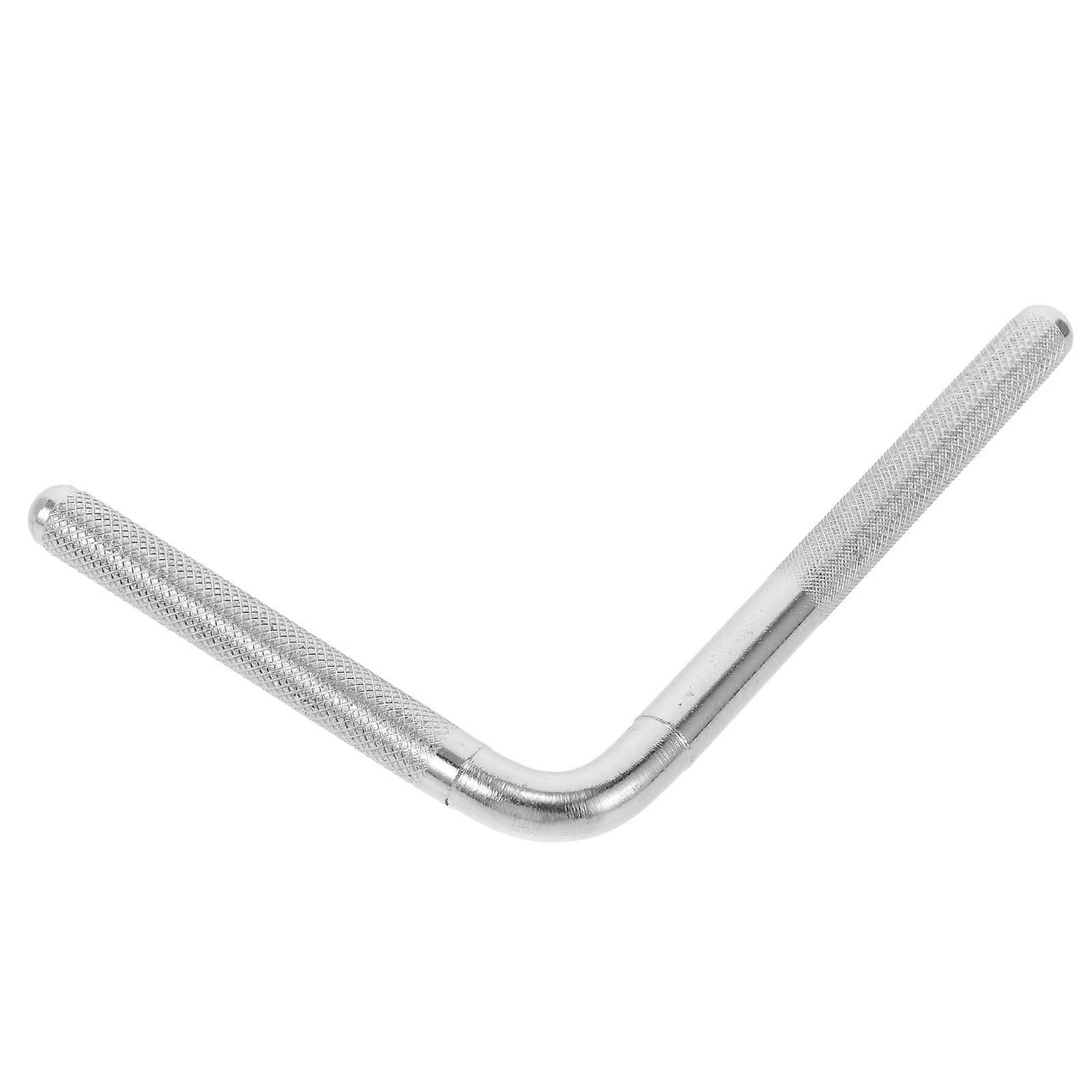 Shaped Metal Cowbell Mount Rod for Drum Kit Extension Arm Clamp – Easy Setup Percussion Accessory for Versatile Cowbell Integration