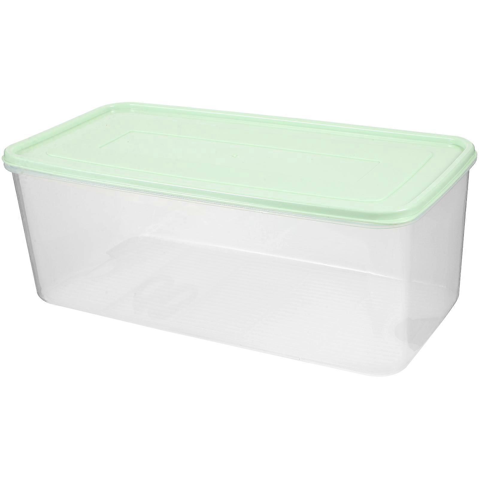 Large Size Transparent Fruit And Vegetable Storage Container For Home Kitchen Organization With Drainer Piece 1Pcs