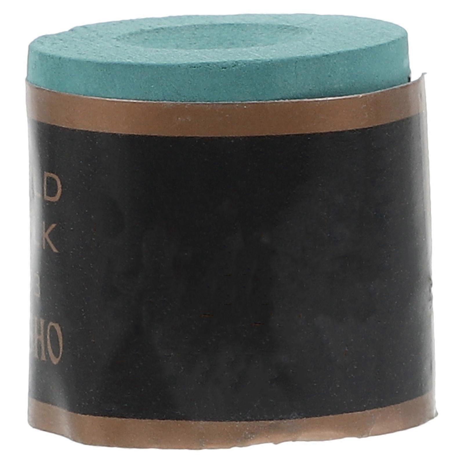 Pool Chalk Billiard Cue Chalk Block Green 2.50X2.50X2.50CM Prevent Sliding 1Pcs