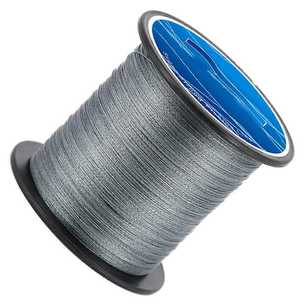 Braided Fishing Line Super Strong Solid Color Pe Material Grey 300m Durable For Fishing Activity 1Pcs