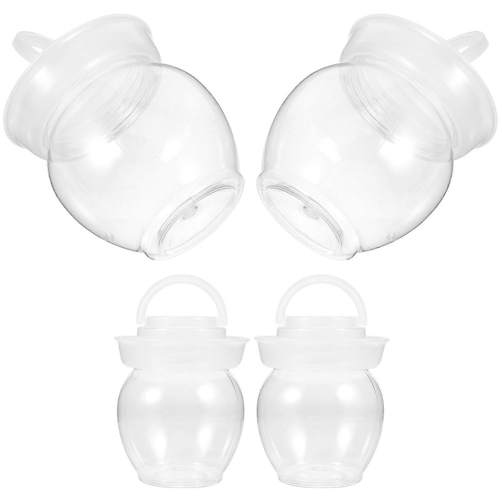 Sealing Pickle Container Round Fermentation Tank Sealed Storage Housewarming present 4Pcs