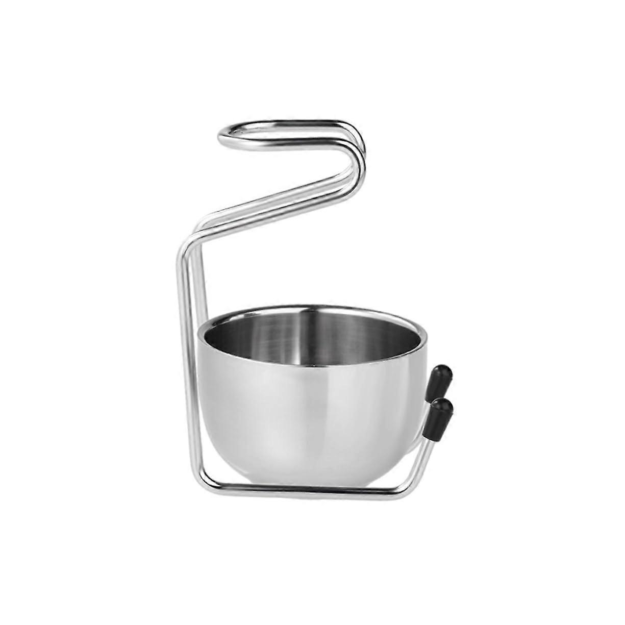 Shaving brush holder shaving bowl and elegant storage holder for razors and shaving bowls for men, fathers, and partners.