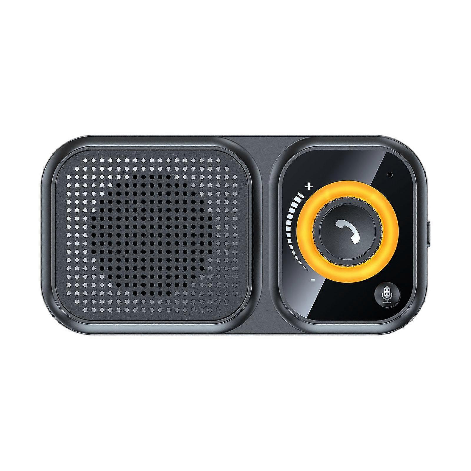 Car Speakerphone with Back Clip Handsfree Talking Audio Receiver Adapter