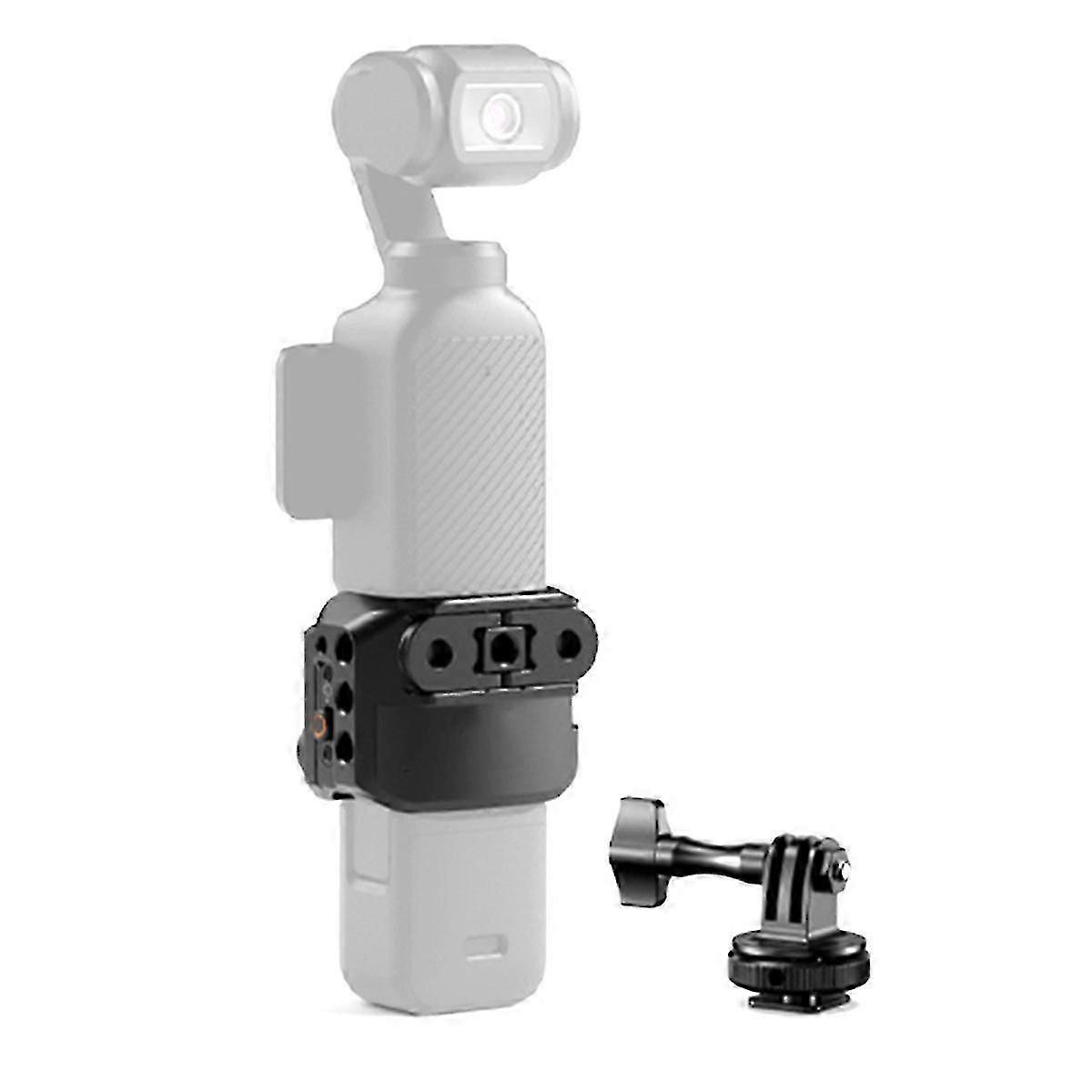 Aluminum Alloy Video Rig with Cold Shoe Mount for Enhanced Videography Compatible with Pocket 3 Cage