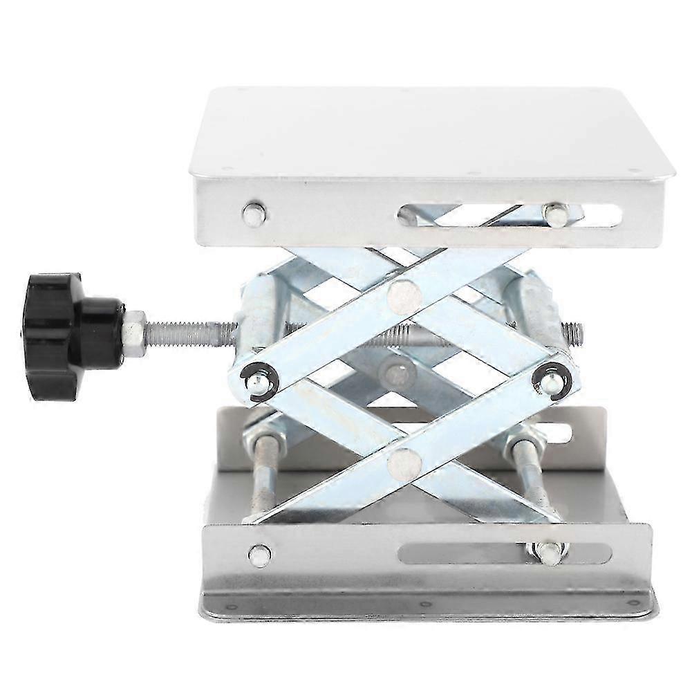 Aluminum Oxide Lab Lifting Platform Stand Scissor Rack 100*100 mm