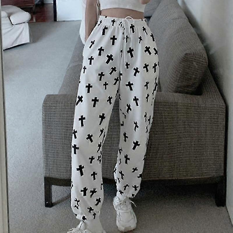 Femmes Casual Loose Thick Sweatpants dans le style coréen