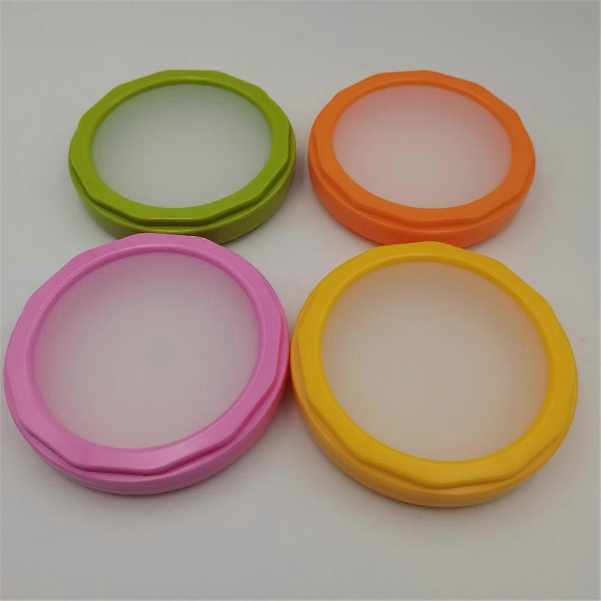4pcs Silicone Fruit Storage Containers, Reusable Fresh Food Savers