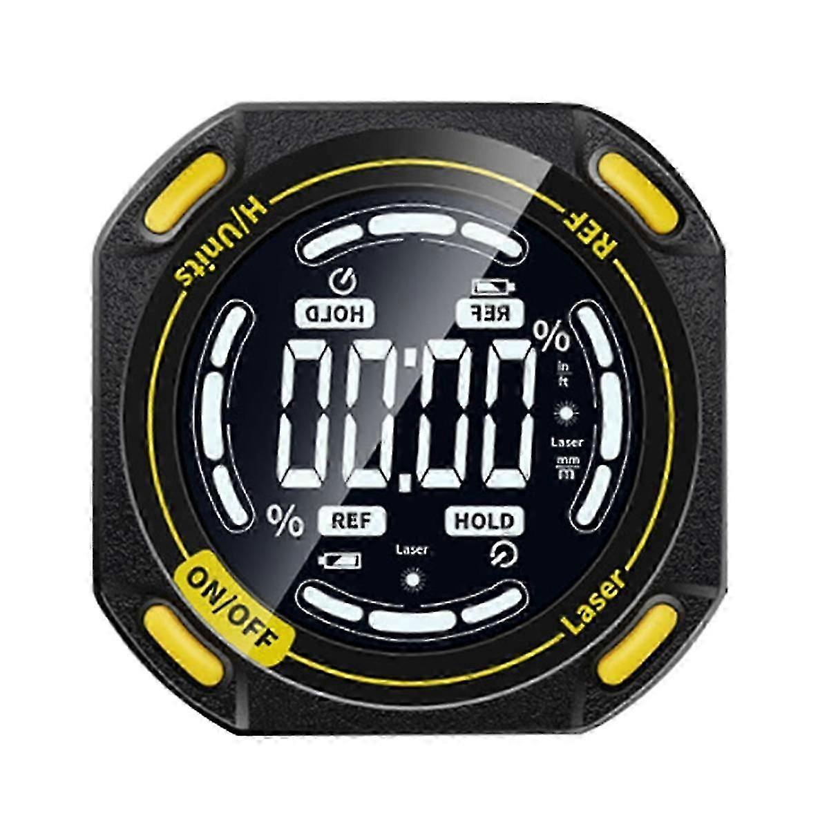 Digital Protractor Level Ruler USB Rechargeable Inclinometer with Magnetic Base Goniometer Tilt Tools G4