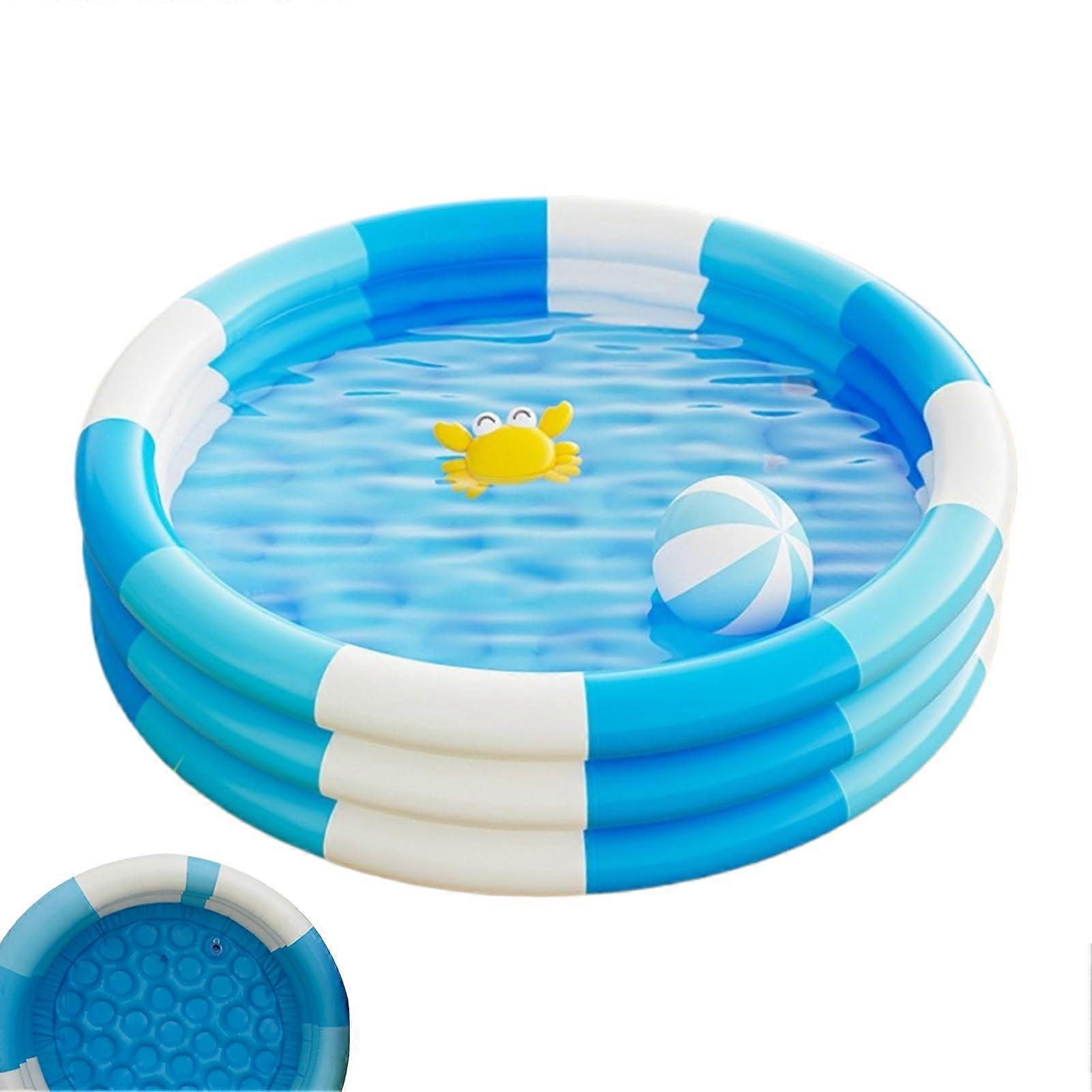 Kids Swimming Pool Inflatable Family Swimming Pools Thickened Water Toy for Playing Pool Indoor Patio Outdoor Camping Pool Backyard
