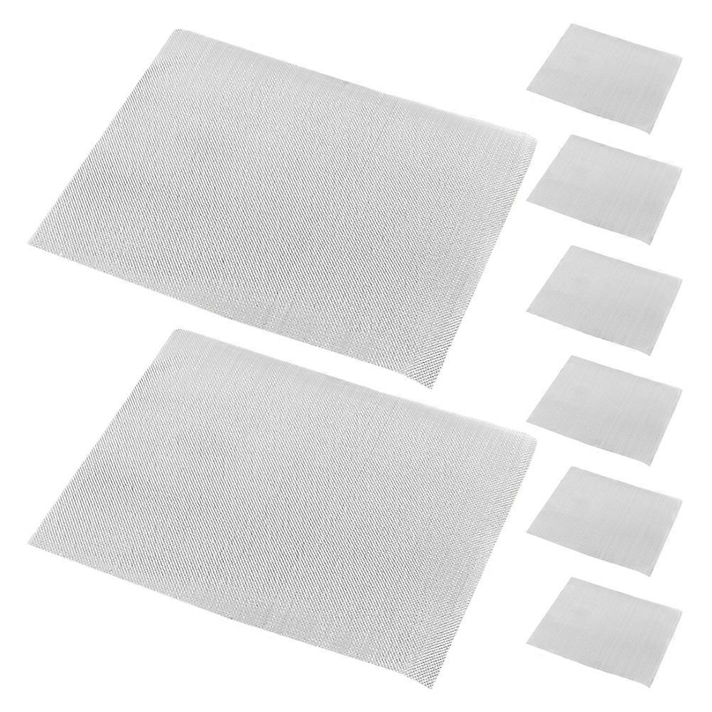 Wire Mesh Screen Stainless Steel Metal Mesh for Crack Fixing in DIY Projects Car Bumper Grey 7.86X5.89X0.04in 8Pcs